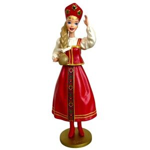 Hallmark Vintage 1999 Russian Barbie Christmas Ornament (no box)